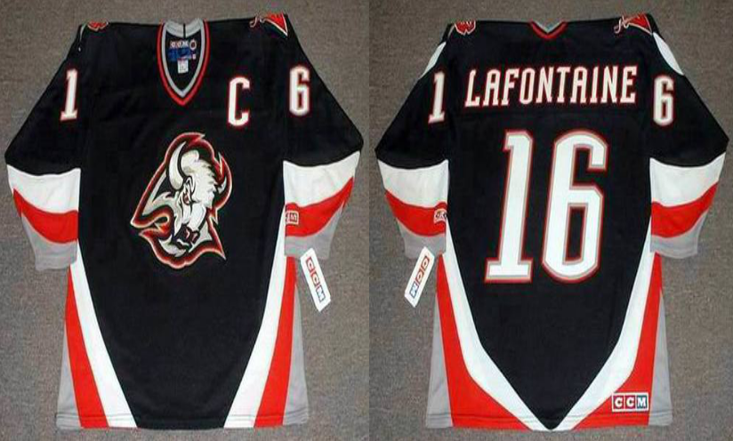 2019 Men Buffalo Sabres #16 Lafontaine black CCM NHL jerseys->buffalo sabres->NHL Jersey